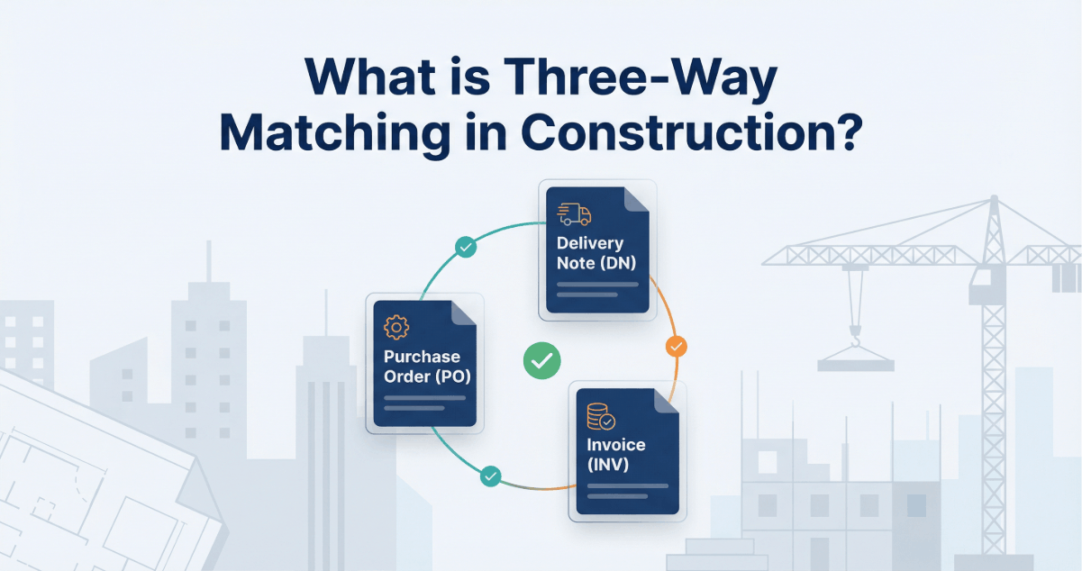 What is Three-Way Matching in Construction? A Complete Guide